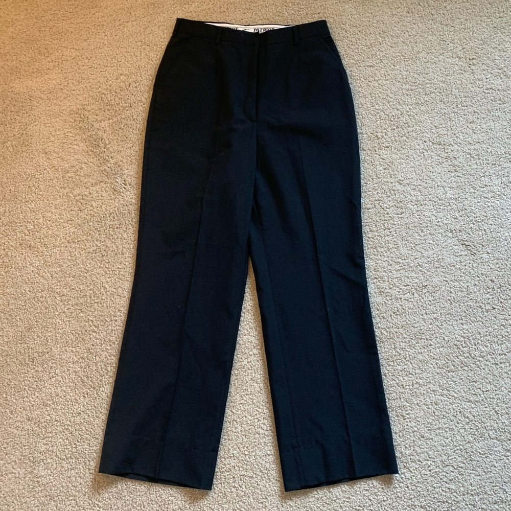 Y2K Flat front Black Pant (US Navy Uniform) Patriot (Weintraub …